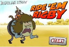 Regular Show Ride`em Rigby