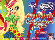 Applejack Rainbooms Style