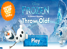 Frozen Throw Olaf