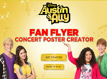 Austin and Ally Concert Poster Creator