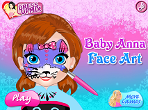 Baby Anna Face Art