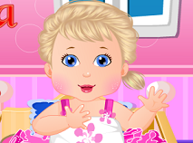 Baby Elsa Party Makeover