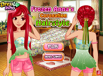 Frozen Anna's Coronation Hairstyle