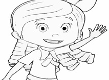 Goldie Coloring Page