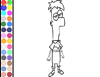 Phineas and Ferb Color Ferb