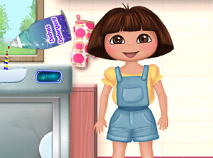 Dora Washing Dishes