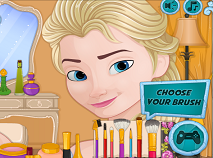 Now and Then Elsa Makeup