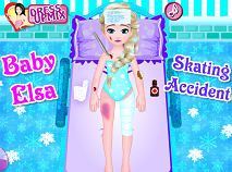 Baby Elsa Skating Accident