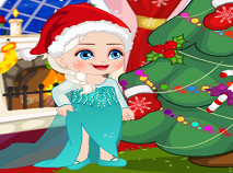 Elsa Christmas Slacking 