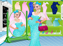 Elsa Pregnant Shopping