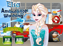 Elsa Ambulance Washing