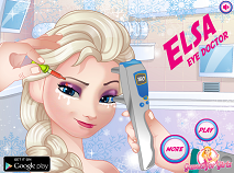 Elsa la Medicul Oftalmolog