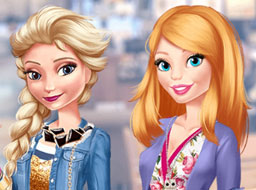 Elsa si Barbie Intalnire Oarba