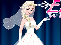 Elsa Wears The Wedding Dress