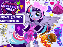 Equestria Girls Fashion Design Sketchbook