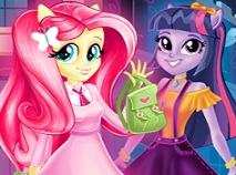 Equestria Girls First Day at Highschool