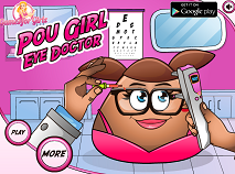 Pou Girl Eye Doctor