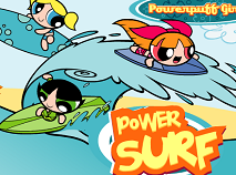 Fetitele Powerpuff la Surf