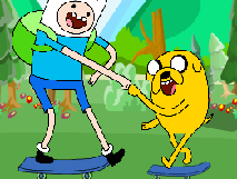 Adventure Time Skateboarding
