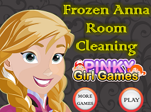 Frozen Anna Room Cleaning