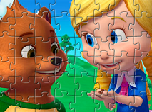 Goldie and Bear Characters Puzzle