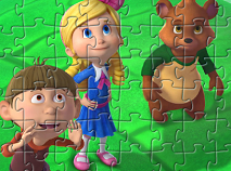 Goldie si Ursulet la Joaca Puzzle