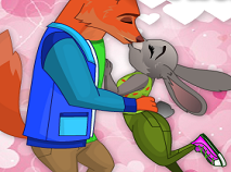 Judy and Nick's First Kiss