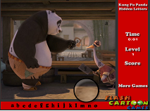 Kung Fu Panda Litere Ascunse