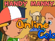 Handy Manny Coloring Game