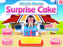 Minnie Mouse Suprise Cake