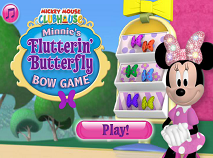 Minnie's Flutterin' Butterfly Bow Game