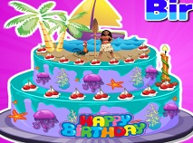 Moana Birthday Cake Decor