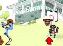 Mordecai and Rigby Basketball