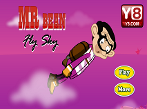 Mr Bean Fly Sky