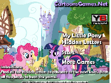 My Little Pony Find the Hidden Letters