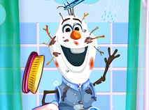 Messy Frozen Olaf 