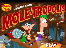 Phineas and Ferb in Mole-Tropolis