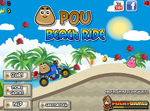 Pou Beach Ride