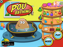 Pou Bathing