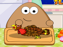 Pou Thanksgiving Day Slacking 