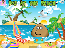 Pou at the Beach