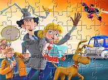 Puzzle cu Inspector Gadget