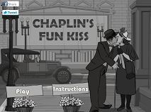Charlie Chaplin Fun Kiss