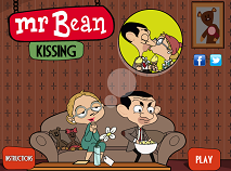 Mr Bean Kissing