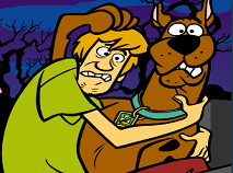 Scooby Doo and Shaggy in the Mine Cart