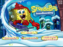Spongebob Snowboarding