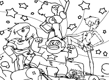 Steven Universe and Friends Coloring