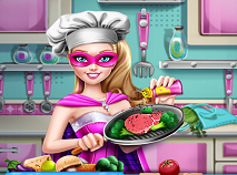 Super Barbie Real Cooking