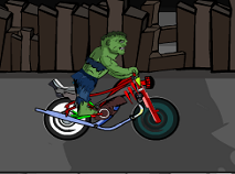 Super Hulk cu Motocicleta