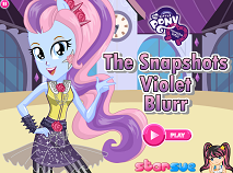 Equestria Girls Violet Blurr